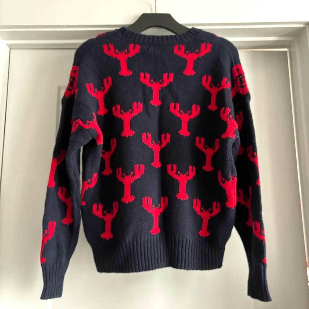 NWT Vineyard Vines Lobster Fair Isle Crewneck Sweater XS - Picture 2 of 3